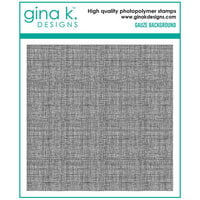 Gina K Designs - Clear Photopolymer Stamps - Gauze Background