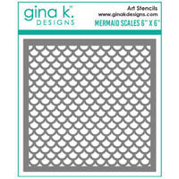 Gina K Designs - Stencils - Mermaid Scales