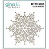 Gina K Designs - Stencils - Stellar Snowflake