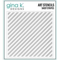 Gina K Designs - Stencils - Sassy Stripes