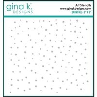 Gina K Designs - Stencils - Snowfall