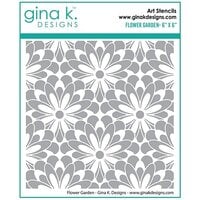 Gina K Designs - Stencils - Flower Garden