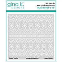 Gina K Designs - Stencils - Sweater Weather