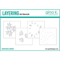 Gina K Designs - Stencils - Christmas Flower