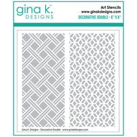 Gina K Designs - Stencils - Decorative Double