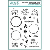 Gina K Designs - Clear Photopolymer Stamps - Holiday Wreath Builder