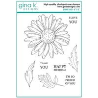 Gina K Designs - Clear Photopolymer Stamps - Divine Daisy