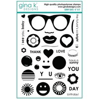 Gina K Designs - Clear Photopolymer Stamps - Sunny Days