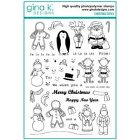 Gina K Designs - Clear Photopolymer Stamps - Christmas Cuties