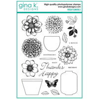 Gina K Designs - Clear Photopolymer Stamps - Fresh Flowers 2