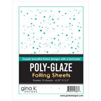 Gina K Designs - Poly-Glaze Foiling Sheets - Flurries