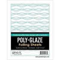Gina K Designs - Poly-Glaze Foiling Sheets - Catch a Wave