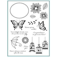 Gina K Designs - Clear Photopolymer Stamps - Warm Spring Wishes
