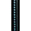 Glitz Design - Frosting Collection - Self-Adhesive Rhinestones - 12" Round Strips - Aqua