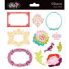 Glitz Design - Love Nest Collection - Glitzers - Transparent Stickers with Jewels - Love Nest