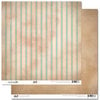 Glitz Design - Happy Travels Collection - 12 x 12 Double Sided Paper - Stripe