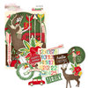 Glitz Design - Hello December Collection - Christmas - Cardstock Pieces - Whatnots