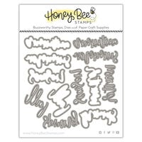 Honey Bee Stamps - Autumn Splendor Collection - Honey Cuts - Steel Craft Dies - Bitty Buzzwords - Seasons