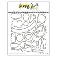 Honey Bee Stamps - Vintage Holiday Collection - Honey Cuts - Steel Craft Dies - New Year Cheers