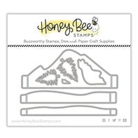Honey Bee Stamps - Vintage Holiday Collection - Honey Cuts - Steel Craft Dies - A2 Mountain Scene Builder Add On
