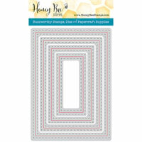 Honey Bee Stamps - Honey Cuts - Steel Craft Dies - A7 Double Stitched Frames