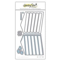 Honey Bee Stamps - Birthday Bliss Collection - Honey Cuts - Steel Craft Dies - Birthday Cake A2 Card Base