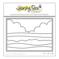 Honey Bee Stamps - Paradise Collection - Honey Cuts - Steel Craft Dies - Beach Scene Cover Plate