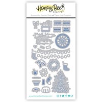 Honey Bee Stamps - Honey Cuts - Steel Craft Dies - Christmas Market Cart Add-On