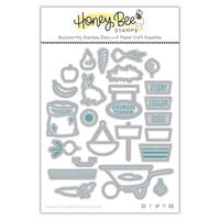 Honey Bee Stamps - Simply Spring Collection - Honey Cuts - Steel Craft Dies - Farmer's Market Cart Add-On