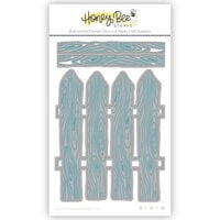 Honey Bee Stamps - Heartfelt Harvest Collection - Honey Cuts - Steel Craft Dies - Lovely Layers - Barn Wood Fence