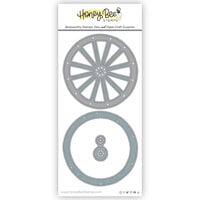 Honey Bee Stamps - Heartfelt Harvest Collection - Honey Cuts - Steel Craft Dies - Lovely Layers - Wagon Wheel