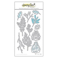 Honey Bee Stamps - Make It Merry Collection - Christmas - Honey Cuts - Steel Craft Dies - Lovely Layers - Winter Greenery