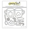 Honey Bee Stamps - Vintage Holiday Collection - Honey Cuts - Steel Craft Dies - Mugs & Kisses
