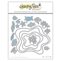 Honey Bee Stamps - The Perfect Day Collection - Honey Cuts - Steel Craft Dies - Ocean Deep Scene Builder