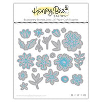 Honey Bee Stamps - Modern Spring Collection - Honey Cuts - Steel Craft Dies - Whimsical Spring Flowers