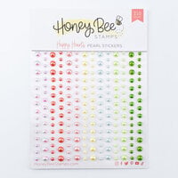 Honey Bee Stamps - Happy Hearts Collection - Pearl Stickers - Happy Hearts