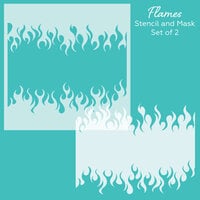 Honey Bee Stamps - Stencils and Mask - Flames