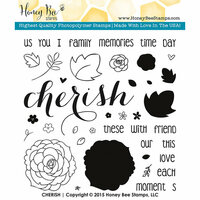 Honey Bee Stamps - Clear Acrylic Stamps - Cherish