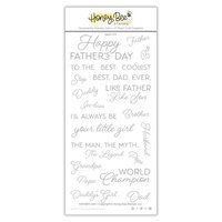 Honey Bee Stamps - Clear Photopolymer Stamps - Father's Day