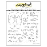 Honey Bee Stamps - Paradise Collection - Clear Photopolymer Stamps - Flippin' Fabulous