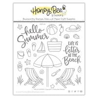 Honey Bee Stamps - Paradise Collection - Clear Photopolymer Stamps - Hello Summer