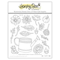 Honey Bee Stamps - Autumn Splendor Collection - Clear Photopolymer Stamps - Garden Harvest Florals