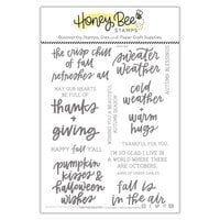 Honey Bee Stamps - Autumn Splendor Collection - Clear Photopolymer Stamps - Sweater Weather
