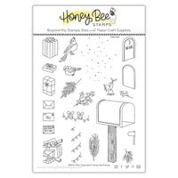 Honey Bee Stamps - Vintage Holiday Collection - Clear Photopolymer Stamps - Merry Mail