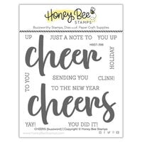 Honey Bee Stamps - Vintage Holiday Collection - Clear Photopolymer Stamps - Cheers Buzzword