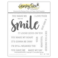 Honey Bee Stamps - Modern Spring Collection - Clear Photopolymer Stamps - Smile Buzzword