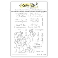Honey Bee Stamps - Make It Merry Collection - Christmas - Clear Photopolymer Stamps - St Nick