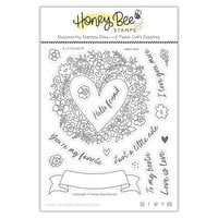 Honey Bee Stamps - Happy Hearts Collection - Clear Photopolymer Stamps - A Little Note
