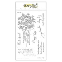 Honey Bee Stamps - Simply Spring Collection - Clear Photopolymer Stamps - Garden Bouquet