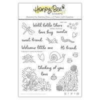 Honey Bee Stamps - Simply Spring Collection - Clear Photopolymer Stamps - Spring Meadow